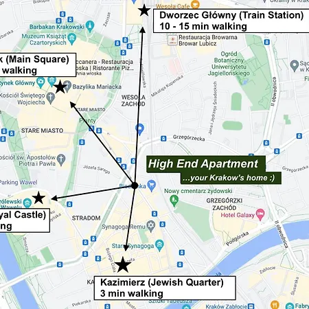 High End In Old Town - Ac, Netflix, Prime アパート クラクフ